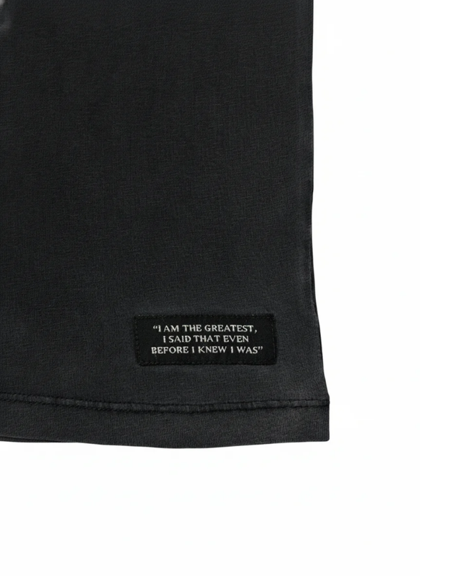 Primark Muhammad Ali Black Faded Graphic Tee