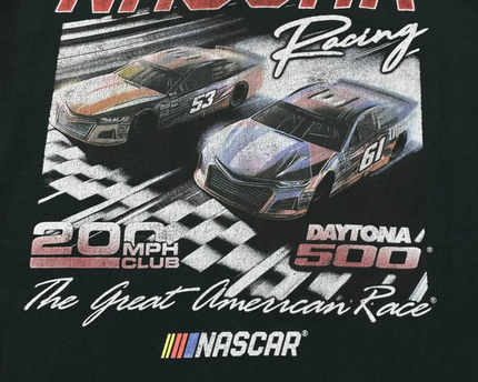 Nascar Black Racing Graphic Tee