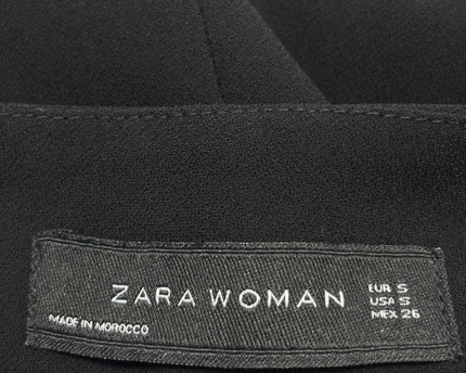 Zara Woman Black Sleeveless Longline Dress