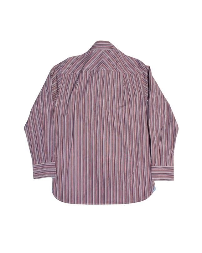 Tommy Hilfiger Burgundy Striped Long Sleeve Shirt