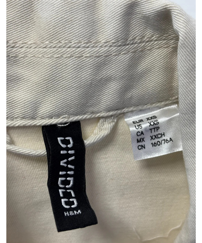 H&M Divided Beige Utility Sleeveless Vest