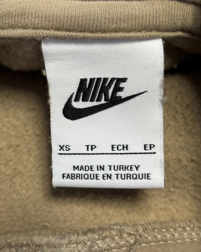 Nike Brown Graphic Swoosh Hoodie