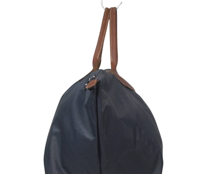 Longchamp Navy Blue Le Pliage Medal Patch Tote Bag