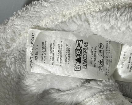 Patagonia White Los Gatos High-Pile Quarter-Zip Fleece Pullover