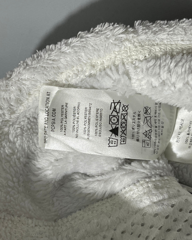 Patagonia White Los Gatos High-Pile Quarter-Zip Fleece Pullover