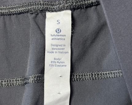 Lululemon Dark Grey Lightweight Performance Sports Shorts