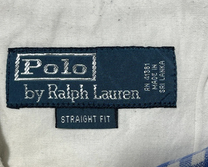 Polo by Ralph Lauren Blue Gingham Straight Fit Shorts