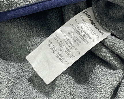 Patagonia Grey Synchilla Snap-T Fleece Sweater
