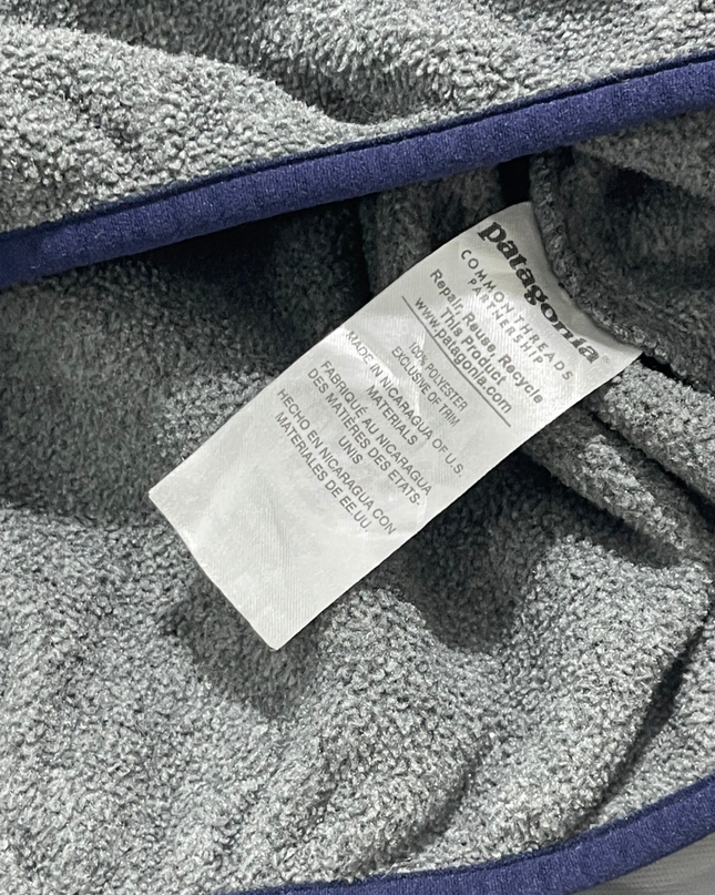 Patagonia Grey Synchilla Snap-T Fleece Sweater