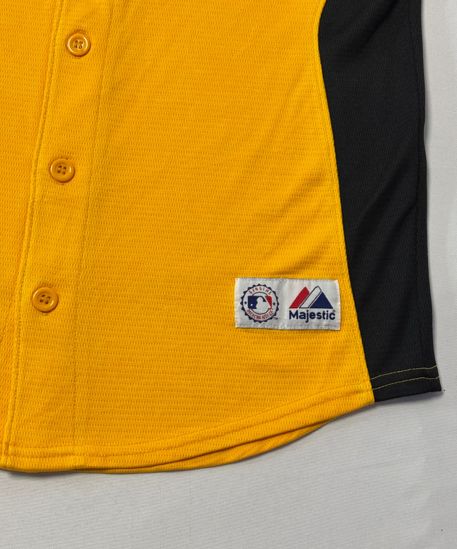 Majestic Yellow Pittsburgh Pirates Andrew McCutchen #22 Baseball Jersey