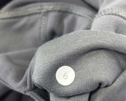 Lululemon Charcoal Crop Yoga Leggings
