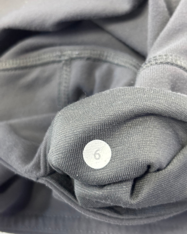 Lululemon Charcoal Crop Yoga Leggings