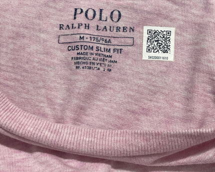Polo Ralph Lauren Custom Slim Fit Pink Heather T-Shirt