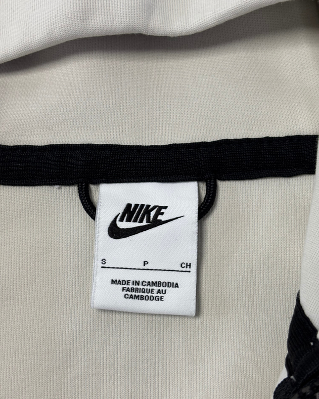 Nike Tech Fleece Beige Full-Zip Hoodie