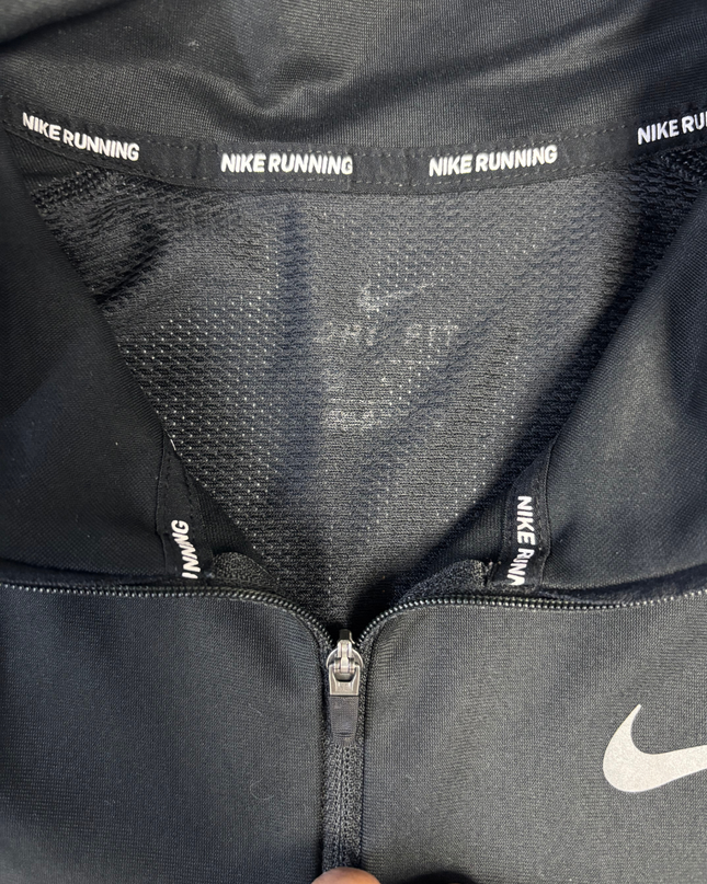 Nike Black Dri-FIT 1/2 Zip Running Pullover