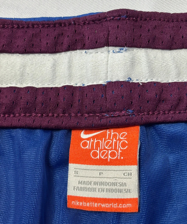 Nike Blue Mesh Snap-Button Athletic Track Pants