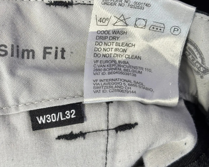 Dickies Slim Fit Black Work Pants