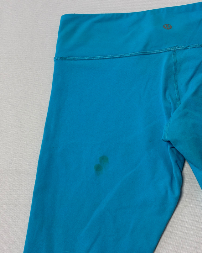 Lululemon Sportswear Blue Cropped Colorblock Leggings