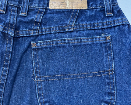 Riders Women's High-Waisted Straight Leg Blue Jeans