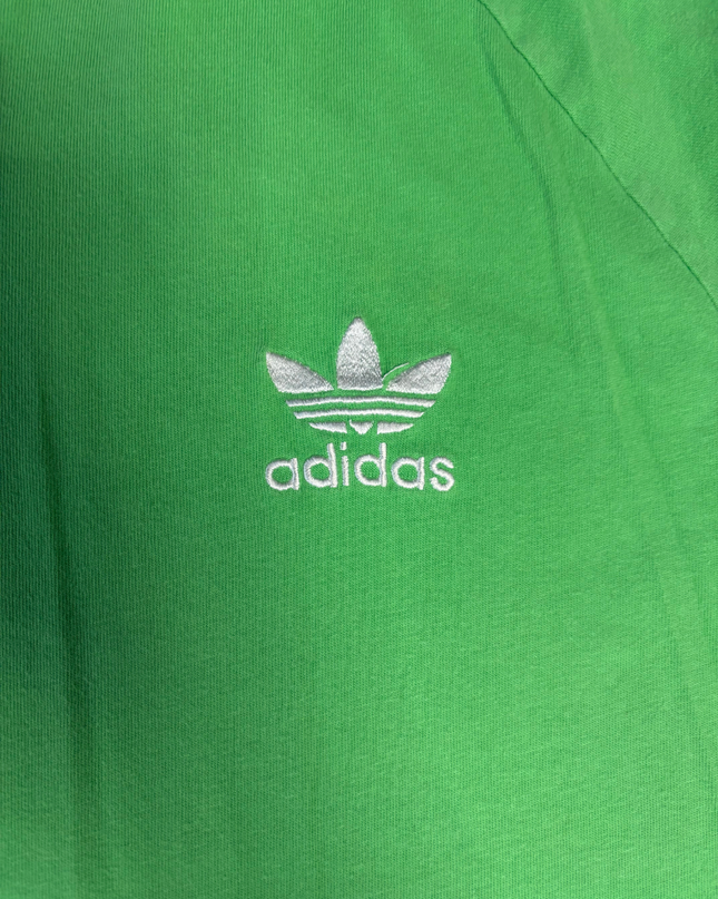 Adidas Green Trefoil 3-Stripes Heritage T-Shirt