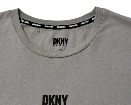 DKNY Sport Grey Logo Graphic T-Shirt