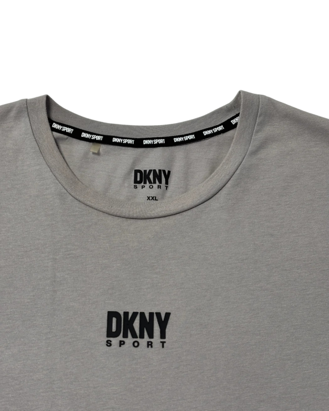 DKNY Sport Grey Logo Graphic T-Shirt
