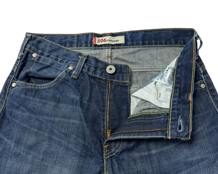 Levi's Blue 506 Standard Straight Leg Jeans