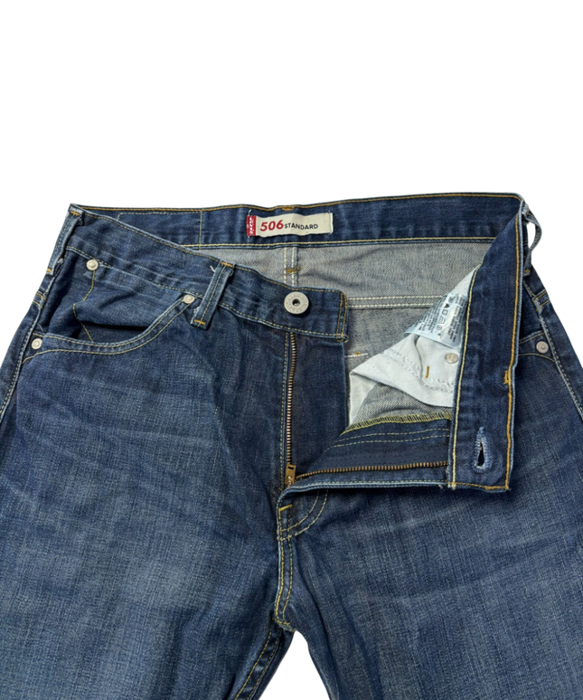 Levi's Blue 506 Standard Straight Leg Jeans