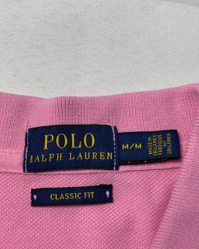 Polo Ralph Lauren Pink Classic Fit Piqué Polo Shirt