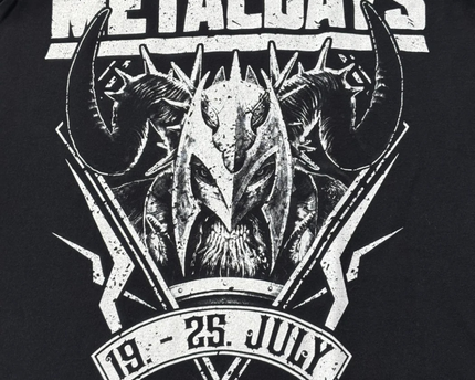 Fruit of the Loom Black MetalDays 2015 Band Tour Graphic Tee
