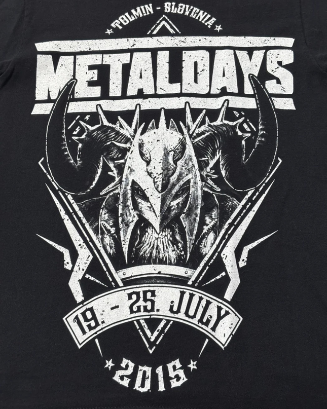 Fruit of the Loom Black MetalDays 2015 Band Tour Graphic Tee