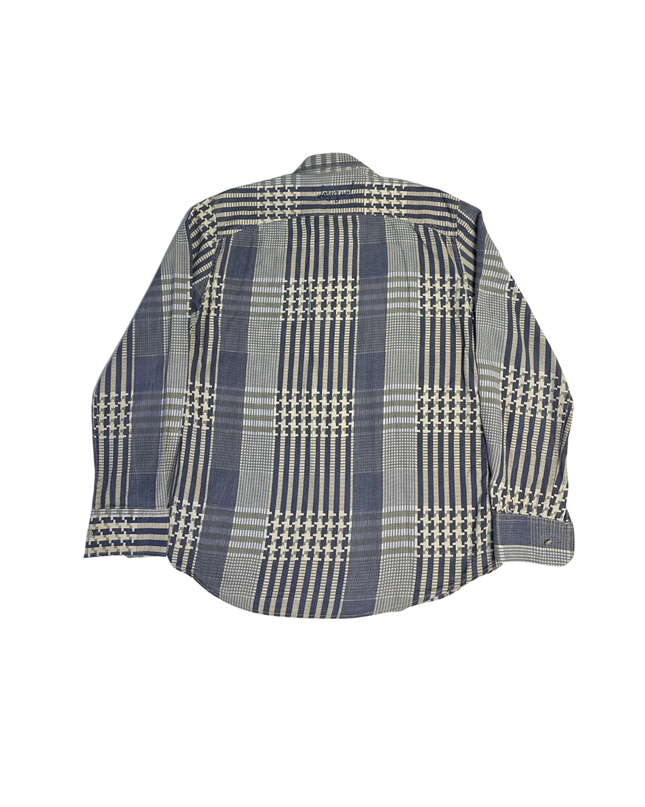 Desigual Navy Patchwork Long Sleeve Shirt