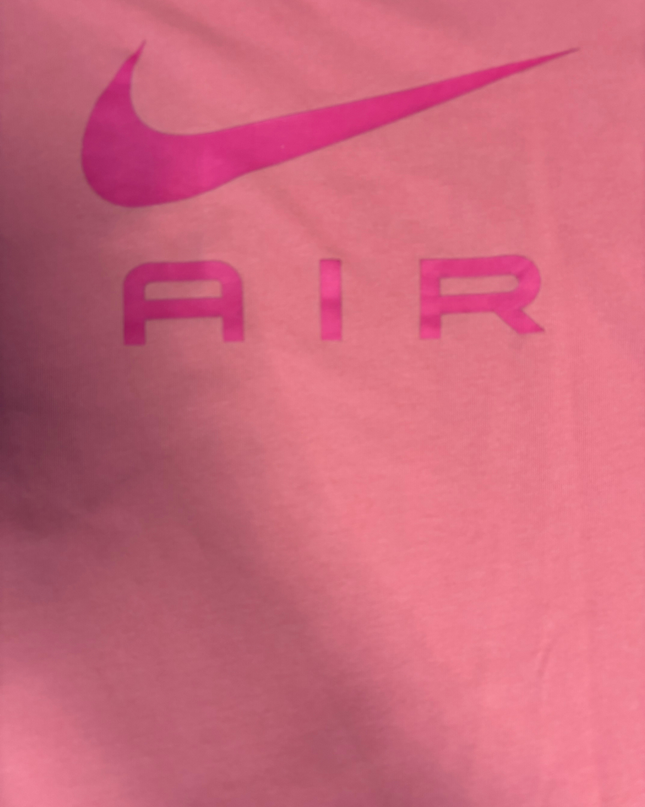 Nike Pink Air Swoosh Logo Graphic T-Shirt