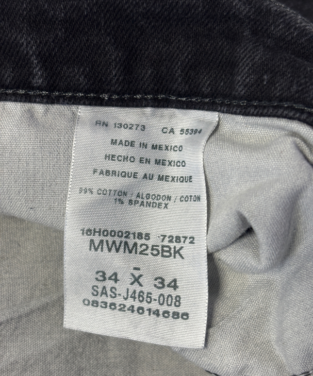 Wrangler Black Regular Fit Jeans