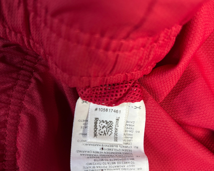 Reebok Black/Red Colorblock Track Jacket