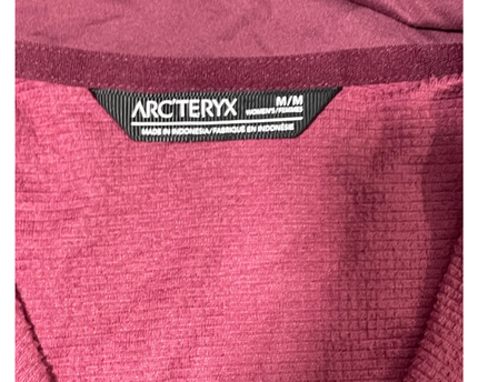 ARCTERYX Pink Delta LT Grid Fleece Full-Zip Jacket