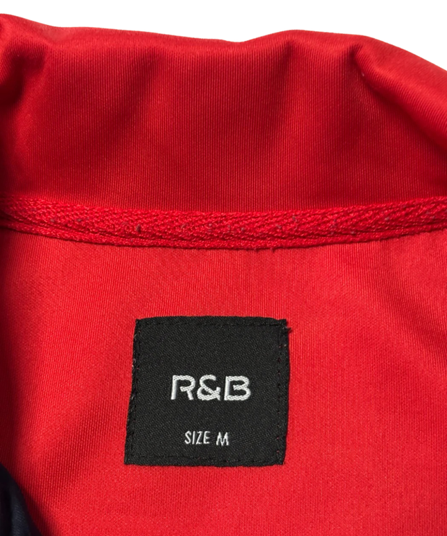 R&B Navy Blue Colorblock Track Jacket