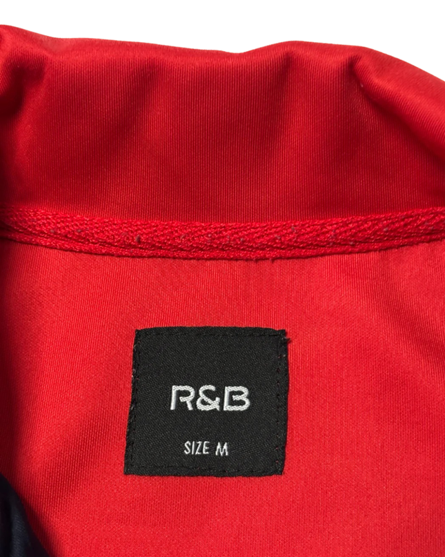 R&B Navy Blue Colorblock Track Jacket