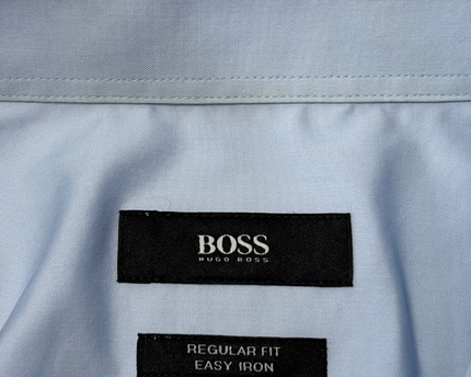 Tommy Hilfiger Blue Slim Fit Stretch Button-Down Shirt