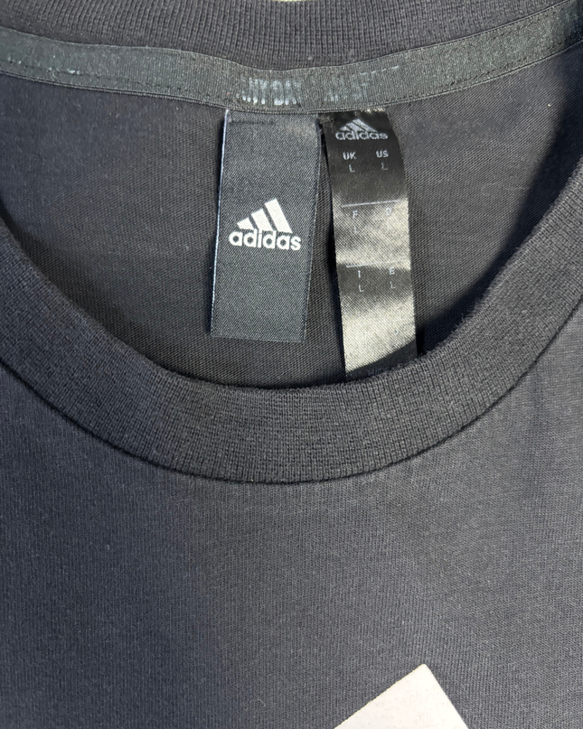 Adidas Black Logo Graphic T-Shirt