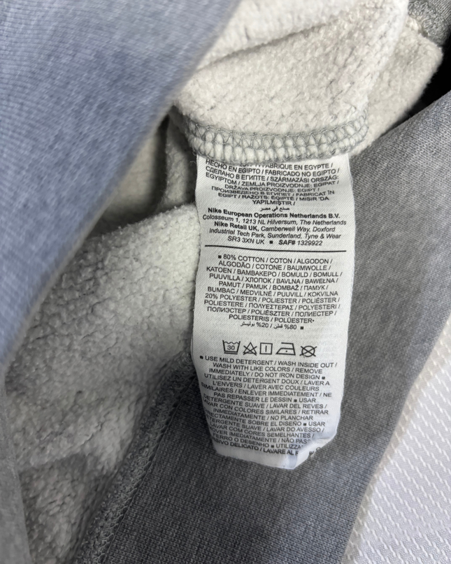 Nike Grey Tape Sleeve Crewneck Sweatshirt