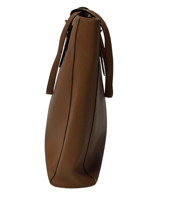 Michael Kors Brown Saffiano Leather Tote Bag