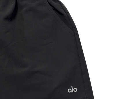 Alo Yoga Black Athletic Sports Shorts