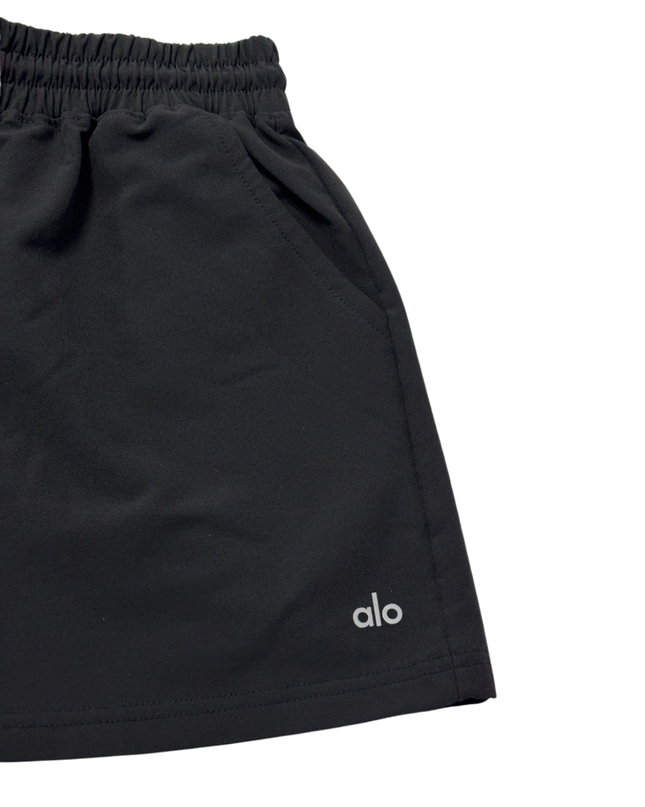 Alo Yoga Black Athletic Sports Shorts