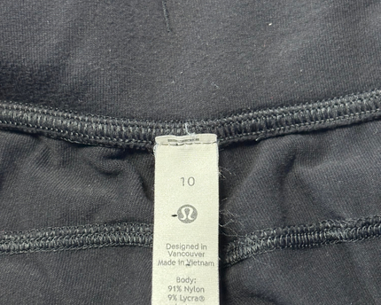 lululemon Black High-Rise Cropped Joggers