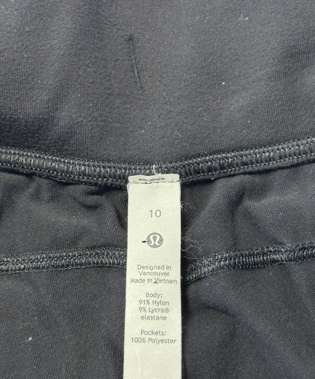 lululemon Black High-Rise Cropped Joggers