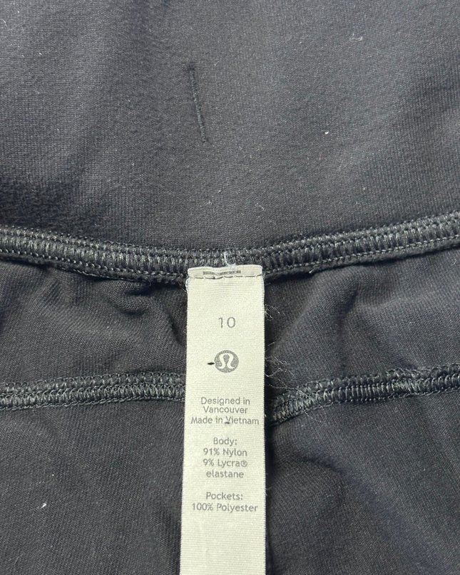 lululemon Black High-Rise Cropped Joggers