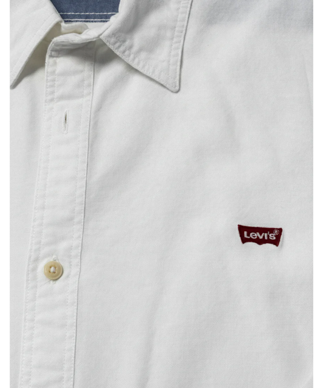 Levi's White Slim Fit Cotton Button-Down Shirt