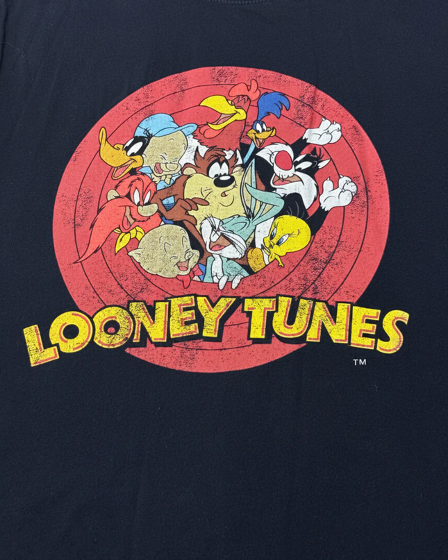 Looney Tunes Black Vintage Style Graphic T-Shirt
