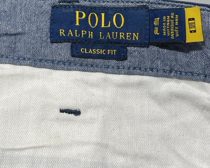 Polo Ralph Lauren Navy Blue Classic Fit Cotton Shorts